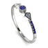 Minimalist Geometric Sapphire Ring - Kimberly No. 63