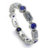 Emerald Cut Diamond Bezel Eternity Ring - Genevieve No. 63 image 1