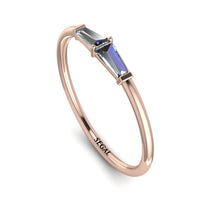 Thin Baguette Diamond Ring - Julianna No. 2 image 1