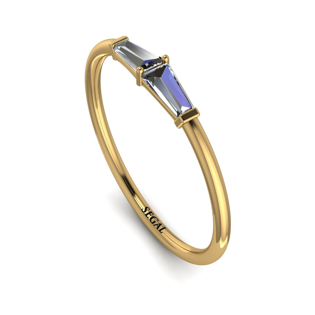 Thin Baguette Diamond Ring - Julianna No. 1