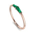 Thin Baguette Emerald Ring - Julianna No. 5