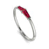 Thin Baguette Ruby Ring - Julianna No. 12