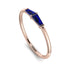 Thin Baguette Sapphire Ring - Julianna No. 14