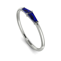 Thin Baguette Sapphire Ring - Julianna No. 15 image 1