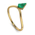 Kite Stepcut Emerald Ring - Leila No. 4