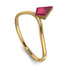 Kite Stepcut Ruby Ring - Leila No. 10