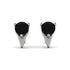 Triangle Black Diamond Earrings - Aisha No. 9