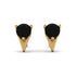Triangle Black Diamond Earrings - Aisha No. 7