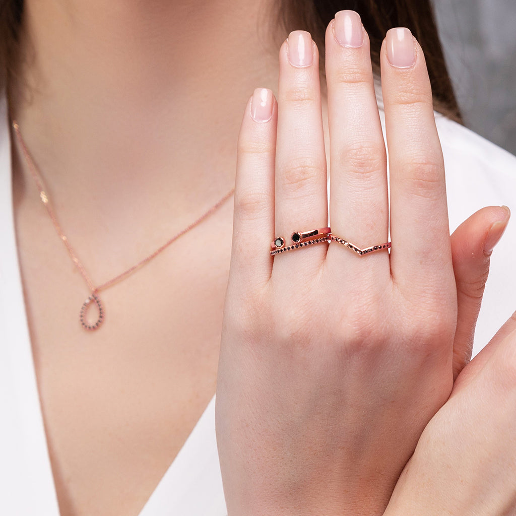 Open Bezel Ruby Ring - Khloe No. 11