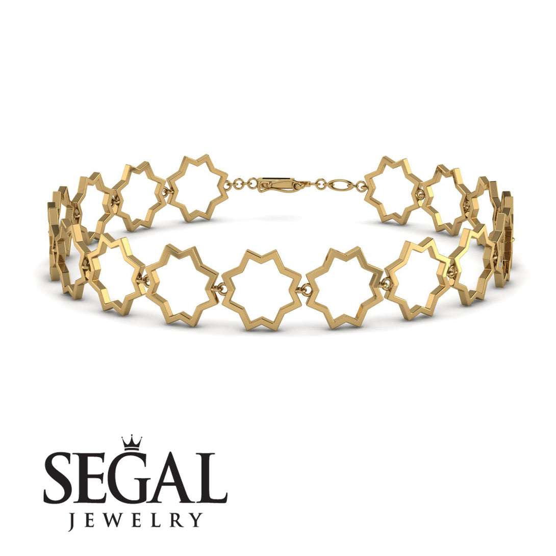 Open Star Gold Bracelet - Lara No. 1