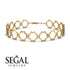 Open Star Gold Bracelet - Lara No. 1