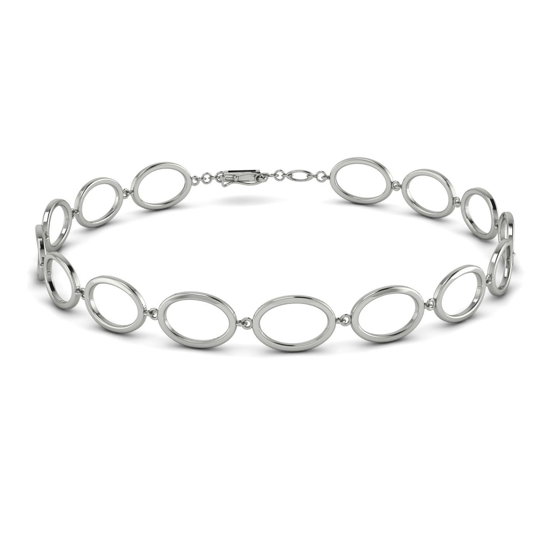 Oval Gold Bracelet - Myah No. 3