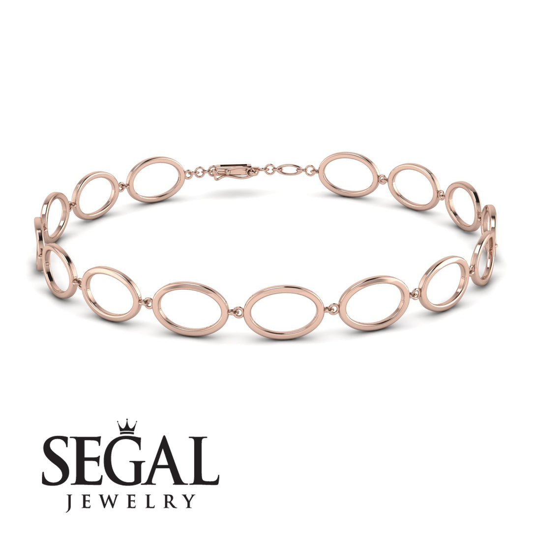 Oval Gold Bracelet - Myah No. 2