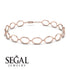 Oval Gold Bracelet - Myah No. 2