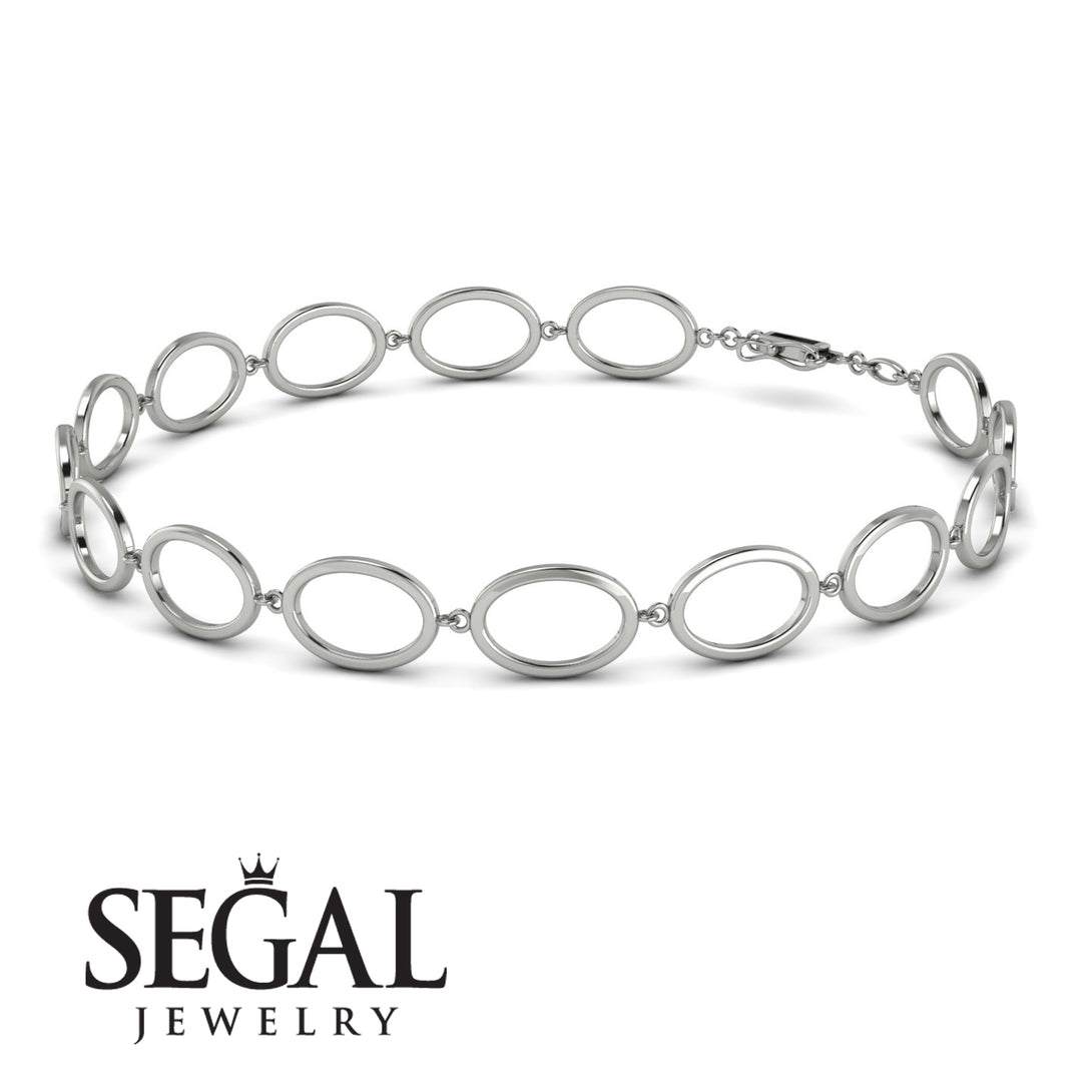 Oval Gold Bracelet - Myah No. 3