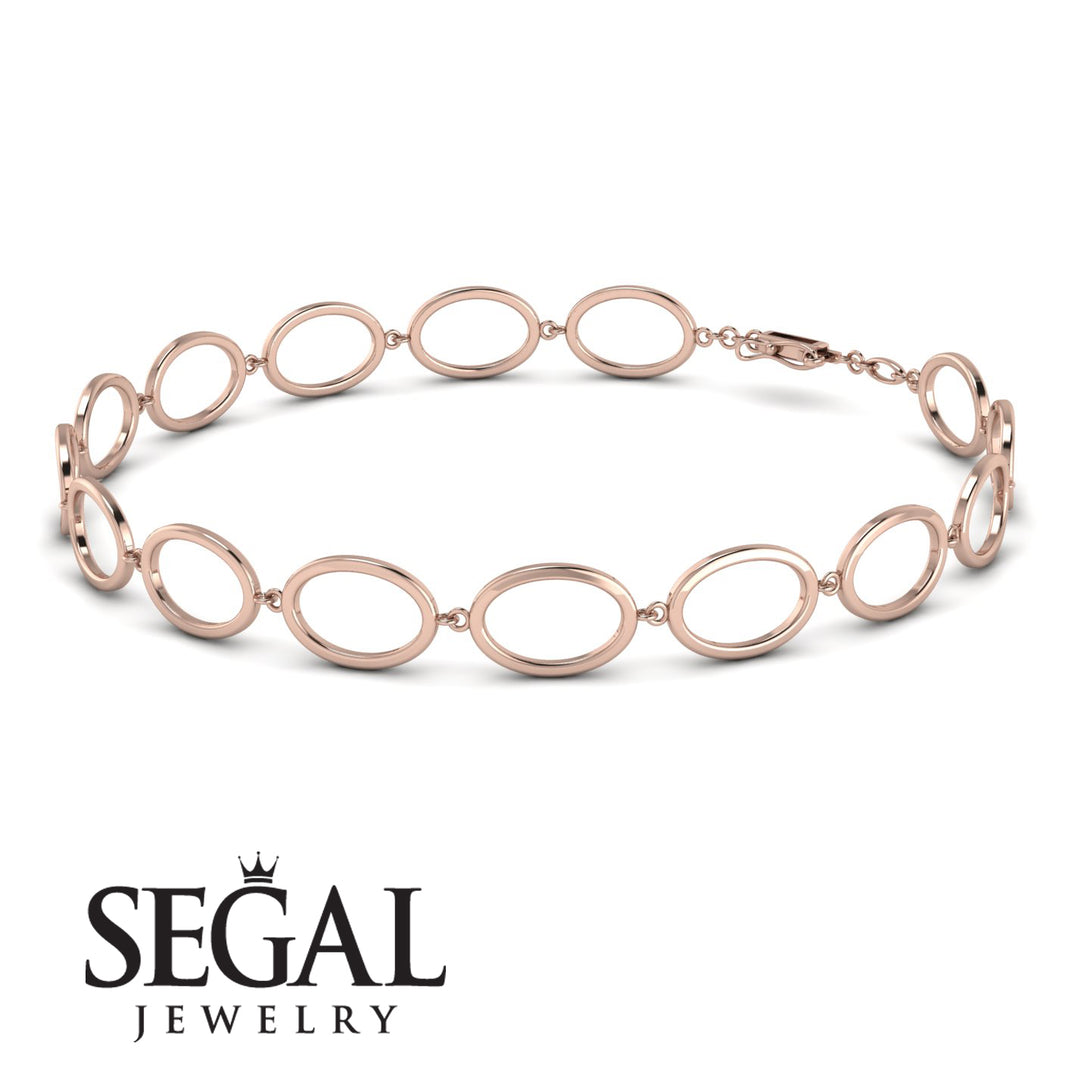 Oval Gold Bracelet - Myah No. 2