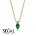 Pear Emerald Pendant - Logan No. 4