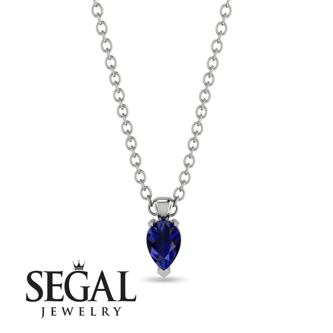 Pear Sapphire Pendant - Logan No. 15