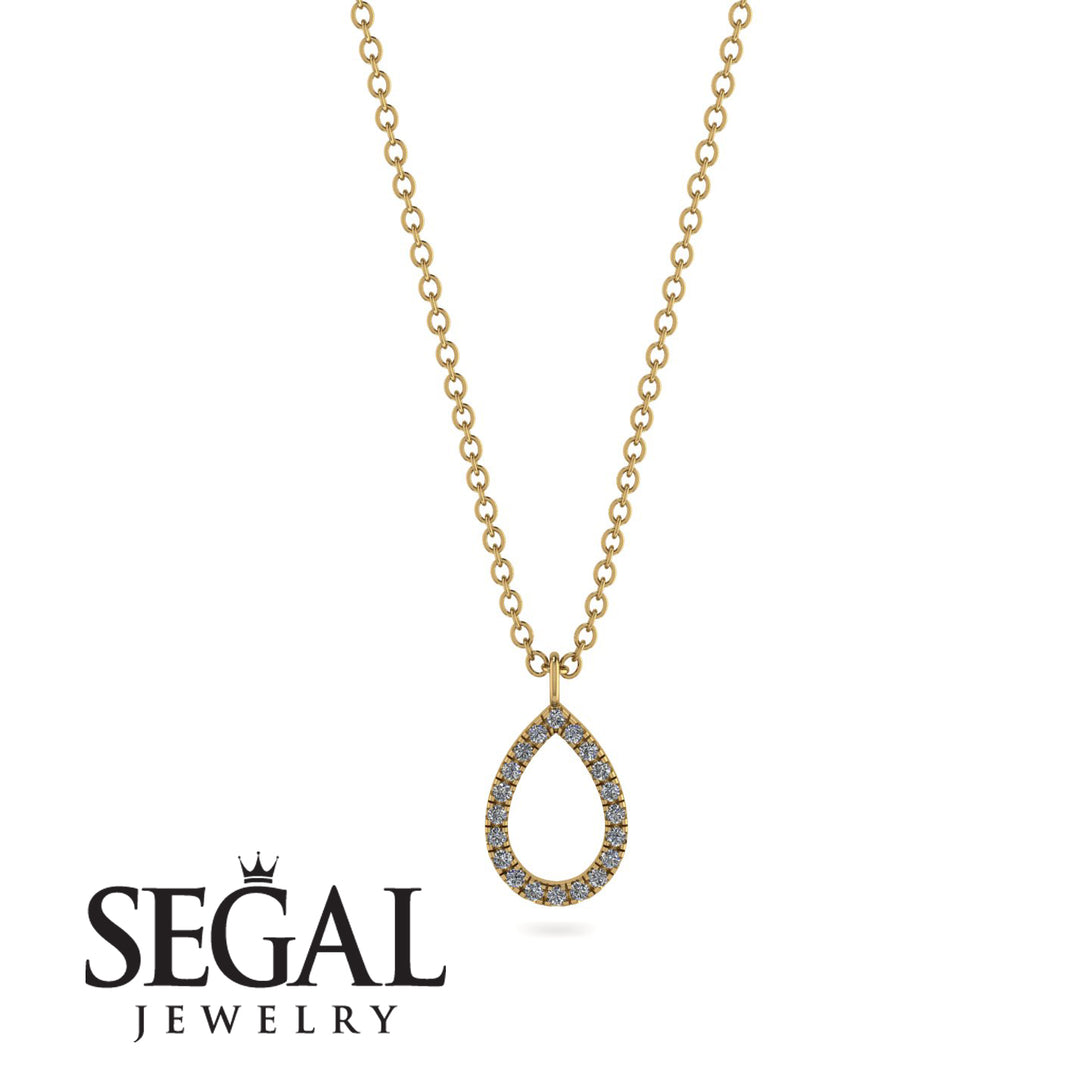 Pear Diamond Necklace - Amina No. 1