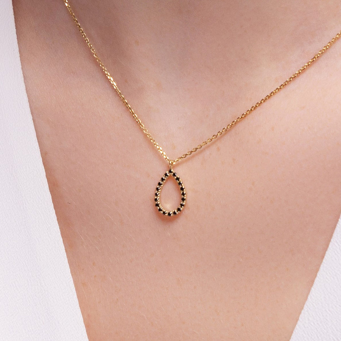 Pear Diamond Necklace - Amina No. 1