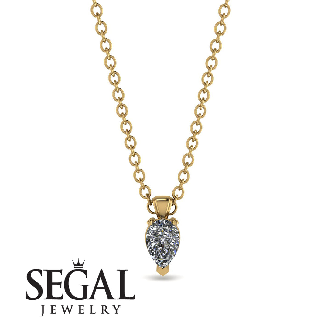 Pear Diamond Pendant - Logan No. 1