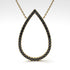 Pear Shaped Diamond Pendant Sylvia No. 4