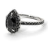 Pear Shaped Halo Diamond Ring - Janet No. 6