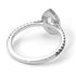 Pear Shaped Halo Diamond Ring - Janet No. 15