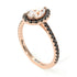 Pear Shaped Halo Diamond Ring - Janet No. 14