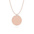 Personalised Gold Round Necklace - Cali No. 2