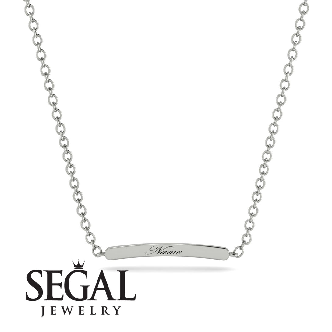Personalised Name Necklace Bar - Saige No. 3