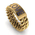 Personalized Sapphire Chain Ring - Lucia No. 13