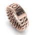 Personalized Black Diamond Chain Ring - Lucia No. 8 image 2