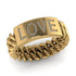 Personalized Diamond Chain Ring - Lucia No. 1