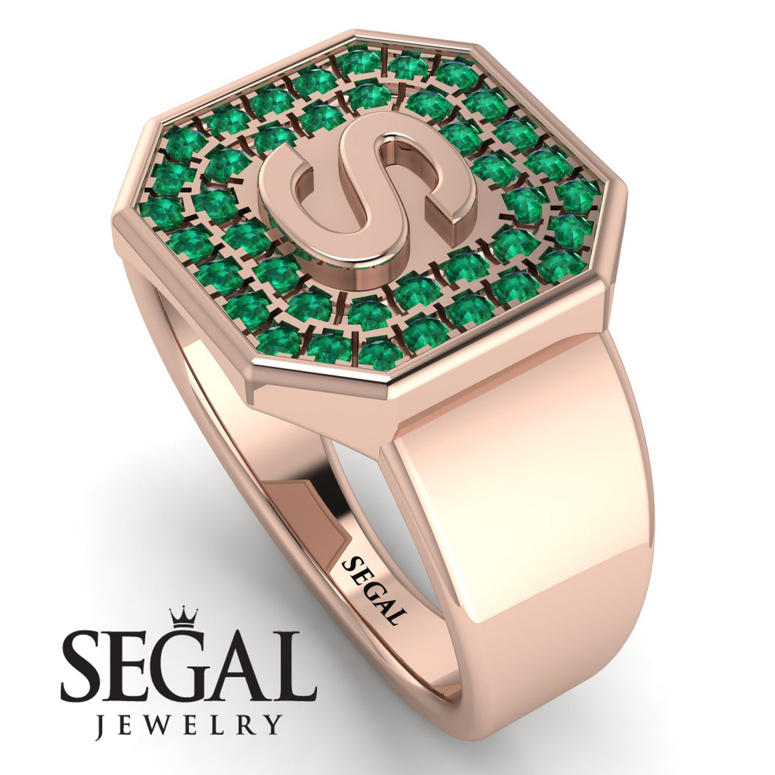 Personalized Signature Emerald Ring - Emersyn No. 5