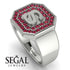 Personalized Signature Ruby Ring - Emersyn No. 12