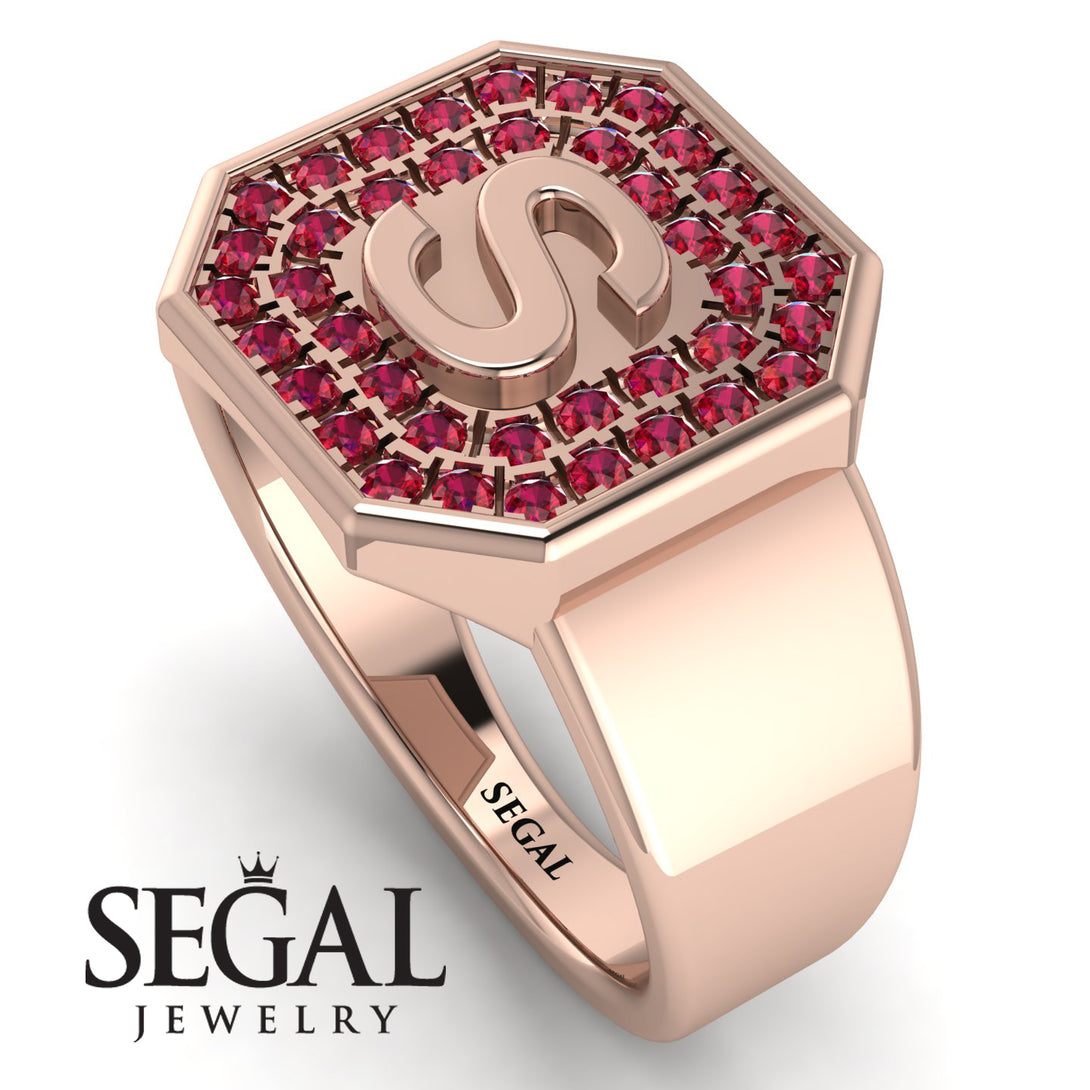 Personalized Signature Ruby Ring - Emersyn No. 11