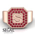 Personalized Signature Ruby Ring - Emersyn No. 11