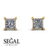 Princess Cut Stud Earrings - Kenia No. 1 image 7