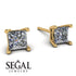 Princess Cut Stud Earrings - Kenia No. 1