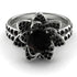 Lotus Black Diamond Flower Bridal Set - Princess Lotus no. 6