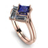 Stacking Princess Sapphire Ring - Elise No. 14