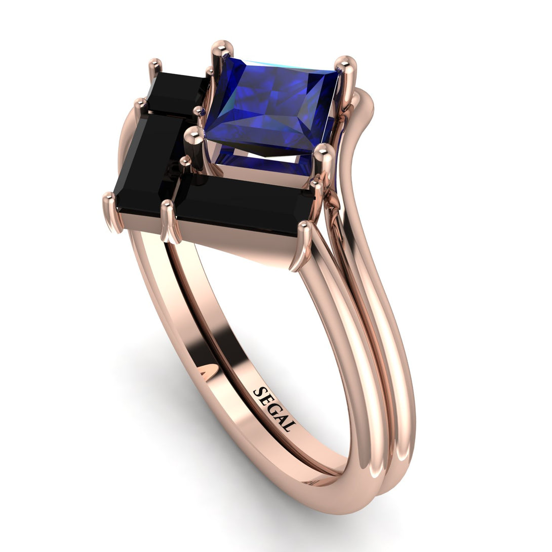 Stacking Princess Sapphire Ring - Elise No. 44