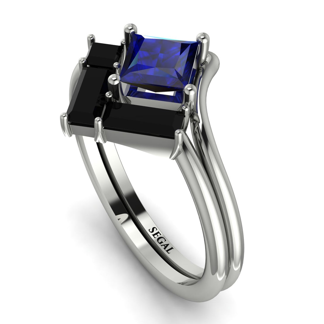 Stacking Princess Sapphire Ring - Elise No. 45