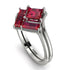 Stacking Princess Ruby Ring - Elise No. 57