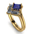 Stacking Princess Sapphire Ring - Elise No. 13