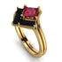 Stacking Princess Ruby Ring - Elise No. 40