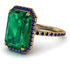 Emerald Cut Emerald Pave Engagement Ring - Nancy No. 64 image 3