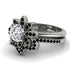 Round Diamond Flower Bridal Set - Michelle No. 33 image 3