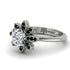 Round Diamond Flower Ring - Michelle No. 33